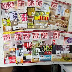 🏡 Wohn Idee 🏡 Magazine Collection Zeitschriften in deutsch 2008 vintage